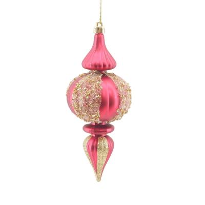 China Modern Plastic Plastic Hanging Ornaments For Christmas for sale