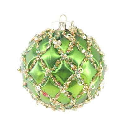 China Wholesale Plastic 10cm Christmas Ornament Plastic Plating Ball for sale