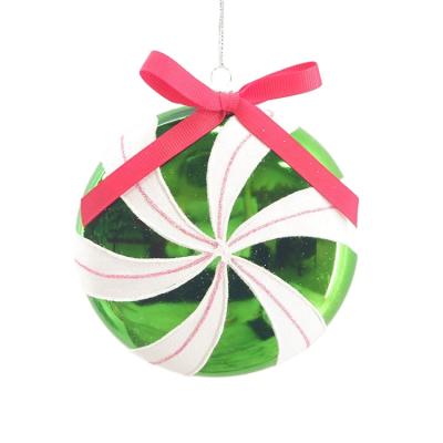 China Factory Wholesale Plastic Candy Plating Painted Christmas Ornament Home Decoration for sale