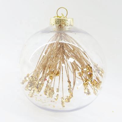 China Christmas Plastic Wholesale Plastic Transparent Clear Ball Acrylic Ball for sale