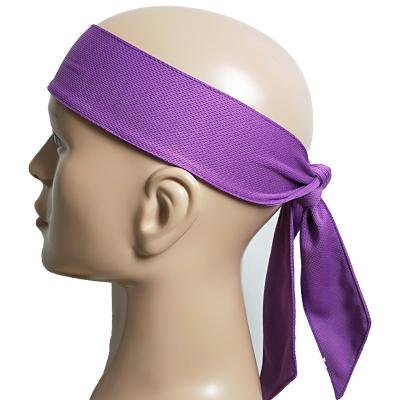 China Universal Outdoor Sports Karate Exercise Tennis 100% Polyester Stretch Headband for sale