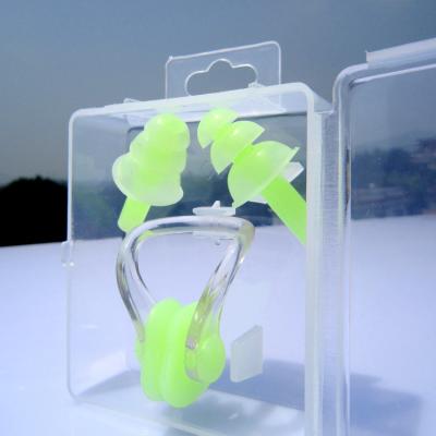 China Beautiful Atmosphere Children's Pure Color Swimming Silicone Earplugs for sale