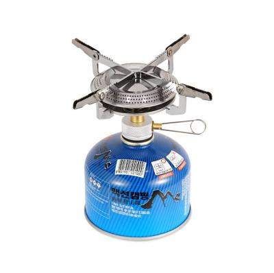 China Mini Outdoor Stove Wholesale Foldable and Portable Camping Cooking Stove Wilderness Survival Gas Burner for sale