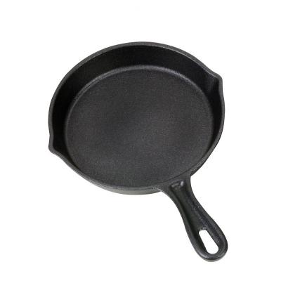 China Single Handle Non Stick Mini Skillet Cast Iron Nonstick Pan for sale