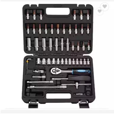 China Universal Portable Small Household Hand Car Repairing Tool Kit Emergency Hand Combo Kit CRV Socket Wrench Tool Kit for sale