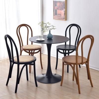 China Rental Wooden Bentwood Adjustable Modern Garden Furniture Wooden Dining Chair (Other) Wedding Party Banquet Events Thonet Wood Chairs for sale