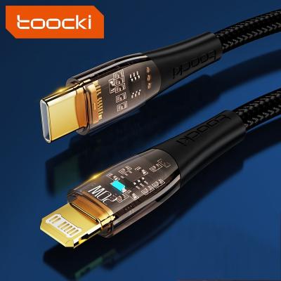 China Original Toocki 20W Cable 20W Charger & Cable 20W Fast Charging Original USB Fast Charging Palladium USB Type C To Lightning With 3A Charging Speed ​​Cable for sale