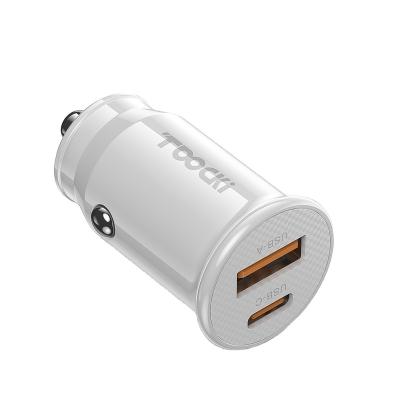 China Wholesale 45W Car Charger 45W Max Mini Type C Fast Charging White Online USB C Car Fast Charging Charger for sale