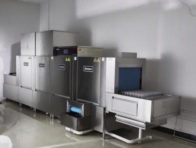 China OEM Flight Type Dishwasher 380V Portable Industrial Dishwasher for sale