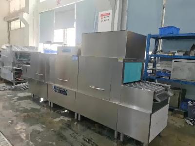 Cina Tipo lungo automatico lavastoviglie commerciale Machine ISO9001 del trasportatore in vendita