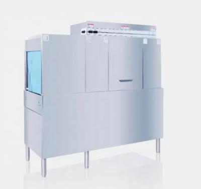 China Automatic Commercial Dishwasher Conveyor Type 380V Energy Saving Dishwasher for sale