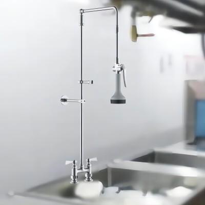 China ODM van afwasmachinePre Rinse Kitchen Faucet Commerciële Keukentapkraan Te koop