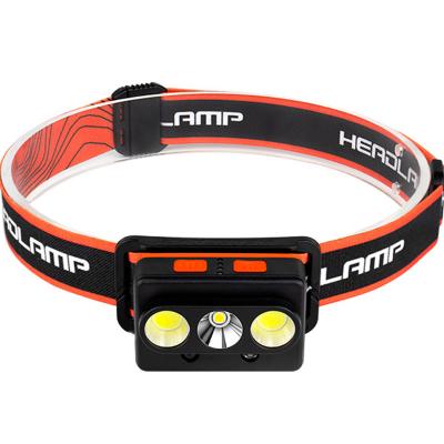 China Goldmore Cycling Led Headlight COB USB Headlamp With Sensive/Magnet Waterproof Outdoor Camping Headlamp/Rechargeable Battery Fishing for sale