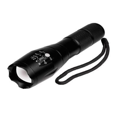 China Camping Amazon Aluminum Tactical Flashlight Small Waterproof Telescopic Function for sale