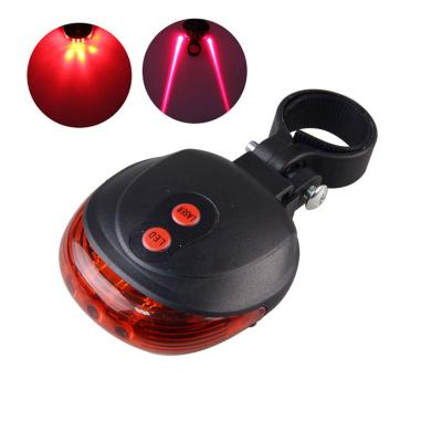 China Practical Outdoor Waterproof Goldmore4 LED Bicycle Taillight Rear Light Plastic Cycle Red Light for sale