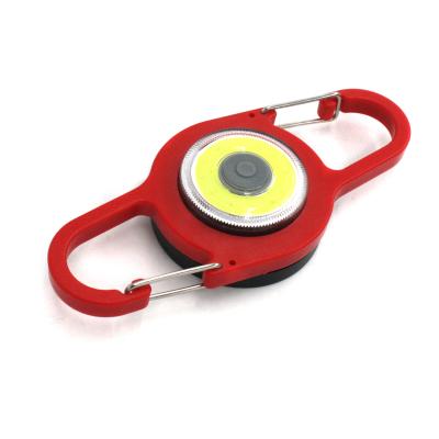 China Portable COB Camping Mini Dry Battery Keychain Flashlight for Outdoor Backpack Pocket Camping for sale