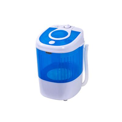 China New Design 2.5kg Spare Part 2022 Transparent Body Semi Automatic Mini Single Tub Washing Machine for sale