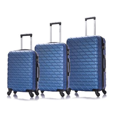 China Hared Fashionable Case For Carry On Luggage Set Travel Bags Hand 4 Wheel Trolley Bag Suitcase With Double Wheels for sale