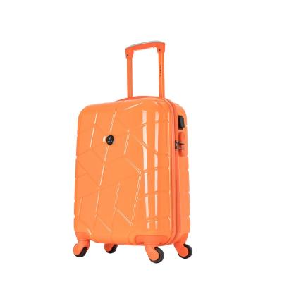 China Fashionable High Quality Trolley Case Airplane Bag Travel Luggage OEM ODM Luggage Travel PC ABS Smart Suitcase for sale