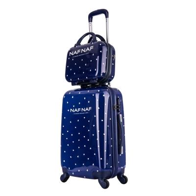 China 2022 New Fashionable PC Printing Luggage Moving Sets With Beauty Case 12