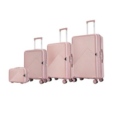 China Fashionable Travel Bags Suitcase Sets With Beauty Case Luggage Bag With Tool Suitcase Trolley Popular Suitcase Hard Plastic Case for sale