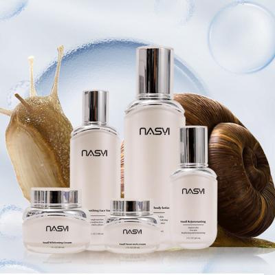 China Korean Natural Organic Face Moisturizing Snail Serum Snail Serum Snail Whitening Skin Care Sets for sale