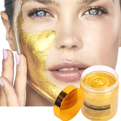 China Moisturizer Wholesale Private Label Moisturizing Collagen Anti Wrinkle Skin Care 24k Gold Collagen Facial Mask for sale