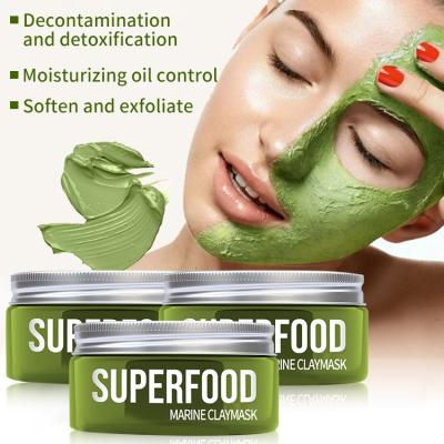 China Clay Mask Moisturizing Smear Faces Solid Avocado Deep Cleansing Moisturizer Face Mud Acne Exfoliating Facial Mask Skin Care for sale