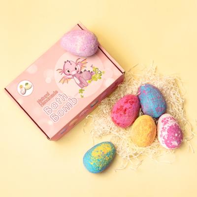 China Private Label Christmas Packaging Boxes Cute Fizzy Ice Cream Cupcake Natural Handmade Kids Bath Bombs B01 for sale