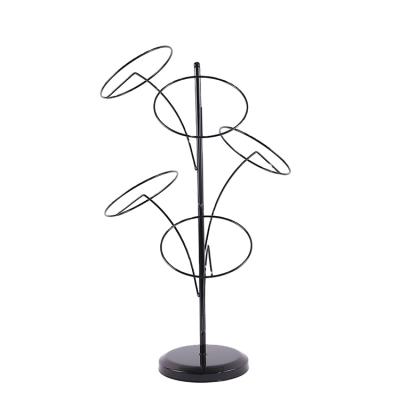 China Wholesale Five-Layer Display Stands Jewelry Display Accessories Suspended Metal Hat Racks Accessories Display for sale