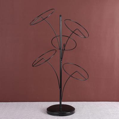 China Wholesale Jewelry Display 5 Layers Metal Hanging Props Stands To Show Commercial Hat Racks Show Stand Rack for sale