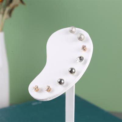 China Fashion Elegance Simplicity Luxury Earrings Show Stand Earring Holder Display Stand For Cheap Small Stud Earrings Jewelry Display Stand for sale