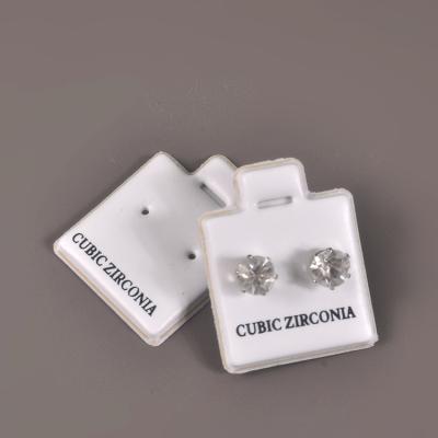 China Jewelry Packaging Factory Wholesale Custom Logo Card Ear Stud Card Ring Earring Paper for sale