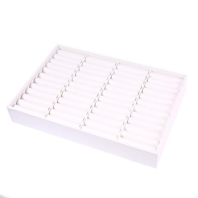 China Fashion Elegance Simplicity Luxury 44 Grid Large Capacity Bracelet Dish White Display Tray Watch Bracelet Display Box Bracelet Storage for sale