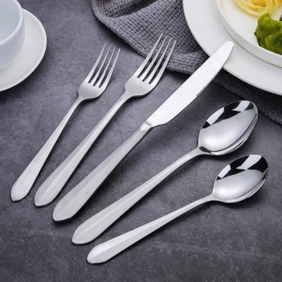 China Sustainable Stainless Steel Cutlery Set Stainless Steel Flatware Set for sale