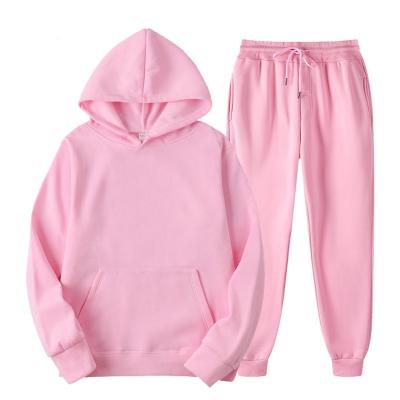 China Anti-Wrinkle Logo Men Causal Custom Made 2 Two Pieces Clothing Crop Hoodies And Joggers Oversized Sets for sale