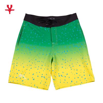 China Anti-Wrinkle Printing Quick Dry Gradient Color Casual Graphic Sports Beach Abbreviations Men for sale