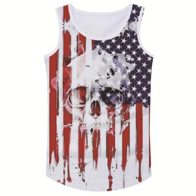 China Summer QUICK DRY Polyester Design Basic Sexy Breathable Sleeveless Vest Plus Size Men Gym Tank Top for sale