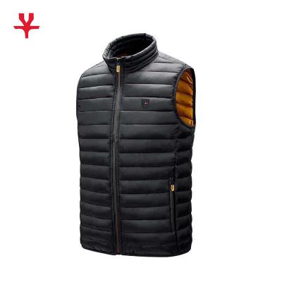 China New Design Viable Custom Logo Fashion Winter Hot Zipper Sleeveless Jacket Quilted Stripper Mens Vests for sale