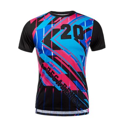 China Casual Factory Cheap Promotional T Shirt For Sublimation Printed Logo Printed 15% Cotton Custom 85% Poly-Blended T-Shirt for sale