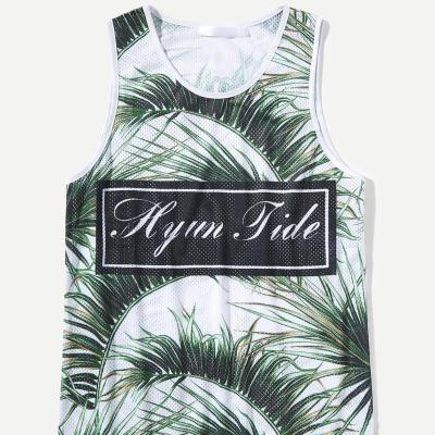 China QUICK DRY custom sublimation gym sports singlet tank top for men for sale