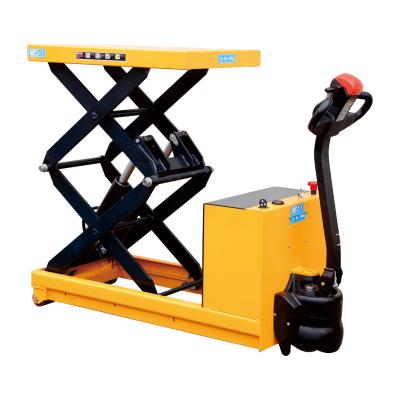 China China Factory 1500kg Full Scissor Lift Table Battery Power Electric Self Propelled Hydraulic Platform Lifting Machine for sale