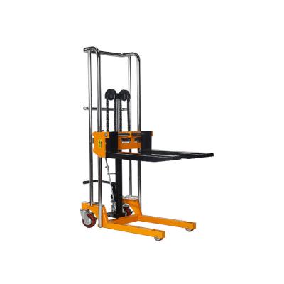 China Hotels High Quality Hydraulic Hand Stackers Handling Manual Pallet Jack Truck Forklift for sale