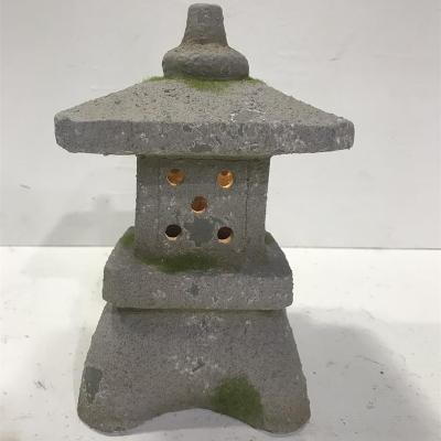 China Minimalist Factory Custom Garden Ornaments MgO Fiberglass Pagoda Zen Garden Decoration for sale