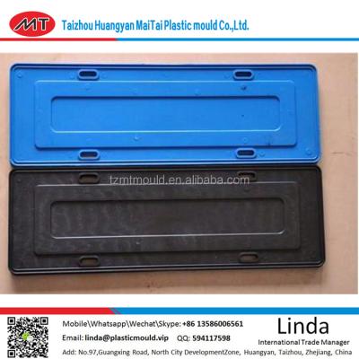 China Hot Selling New Product Steel Design Car License Plate Mould, Reasonable Price CHINA ZHEJIANGTAIZHOU HUANGYAN Car Plate Holder Mold Supplier for sale