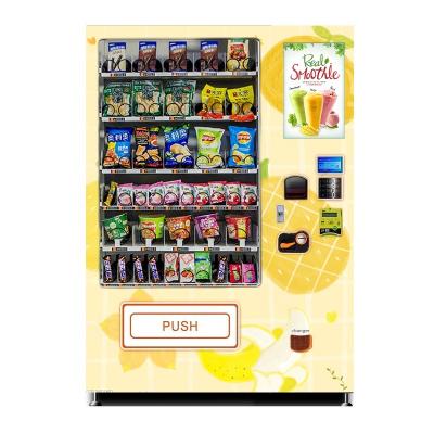 China Electronic Smart Combo Snacks Beverage Beverage Cold Beverage Vending Machine In School Office Airport Station 300-1050PCS for sale