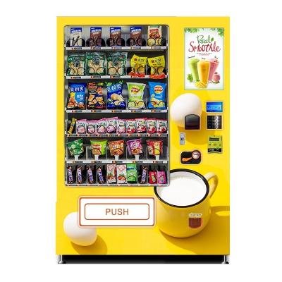 China Modern Smart Touch Screen Vending Machine for Milk Dairy Yogurt Smoothie 300-1050PCS for sale