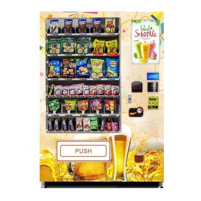 China Grocery Store 24 Automatic Mini Mart Vending Machine for Beverage Liquor Beer Soft Wine 300-1050PCS for sale