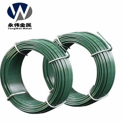 China Wrapping wire or hottest low carbon steel soft tie wire plastic coated pvc wire binding tie wire en venta