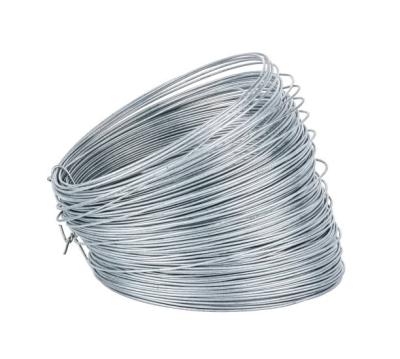 Cina Loop Tie Wire Factory Supply Galvanized Steel Wire 1.3mm Oval Binding Wire in vendita